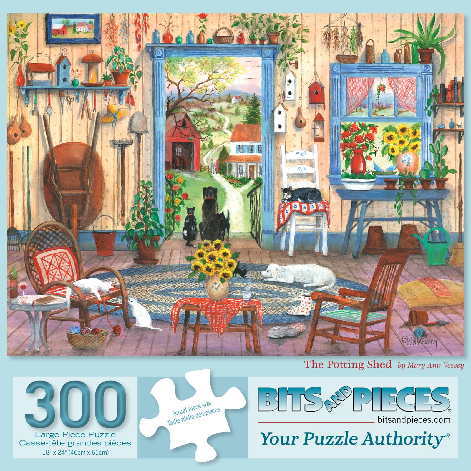Amazon.com: Bits and Pieces - 300 Piece Jigsaw Puzzle for Adults